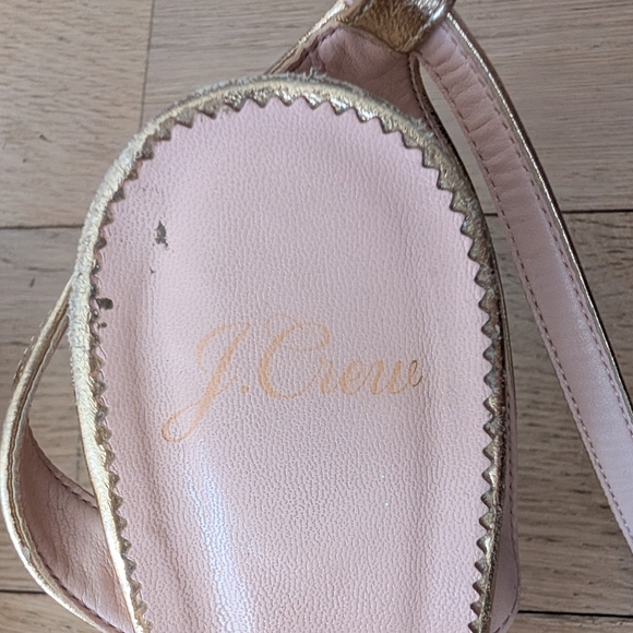 J. Crew Metallic Gold Heeled Sandals - Picture 5 of 5